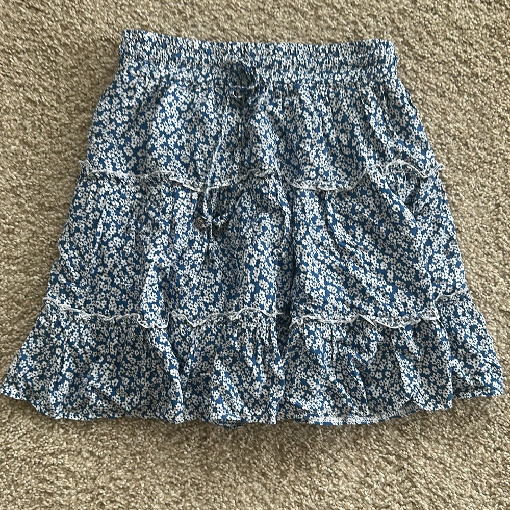 blue princess polly flowy skirt